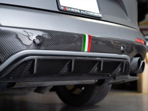 Alfa Romeo Stelvio Rear Diffuser - Carbon Fiber - Quadrifoglio Model